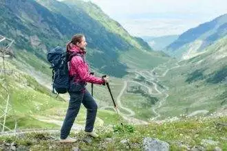 Backpacking in Romania Transfagarasan road scenery